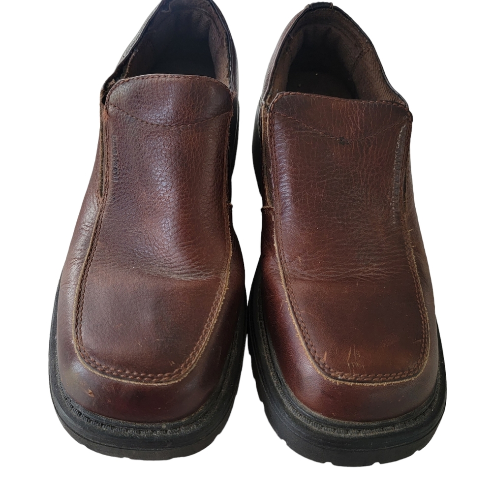 Bed‎ Stu men's brown leather shoes Loafers  size 43 slip on